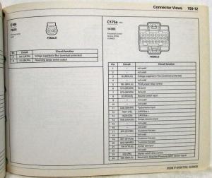 2006 Ford F-650 750 Super Duty Trucks Electrical Wiring Diagrams Manual