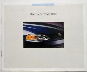 1992 Honda Full Line Small Sales Brochure - Accord Civic Prelude