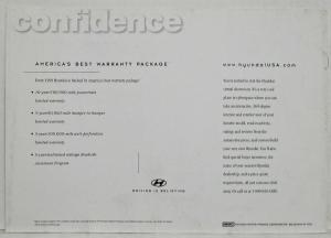 1999 Hyundai Driving is Believing Sales Brochure - Tiburon Sonata Elantra Accent