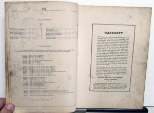 1952 Hudson Group Parts Dealer Catalog Book Original Wasp Hornet Commodore 6 & 8