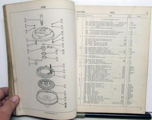 1952 Hudson Group Parts Dealer Catalog Book Original Wasp Hornet Commodore 6 & 8