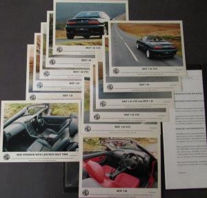 1995 MG Original Color Geneva Motor Show Press Kit for MGF Model