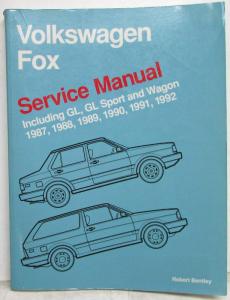 1987-1992 Volkswagen VW Fox Including GL GL Sport and Wagon Service Shop Manual