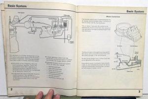 1986 Volkswagen VW CIS - Electronic Fuel Injection Service Training Publication