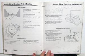 1986 Volkswagen VW CIS - Electronic Fuel Injection Service Training Publication