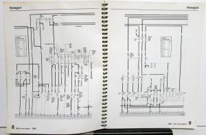 1985-1986 Volkswagen VW Electrical Wiring Diagrams - Vanagon