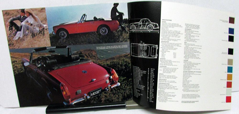 Mg Midget Original Color Sales Brochure