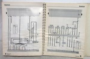 1988 Volkswagen VW Electrical Wiring Diagrams - Quantum Vanagon