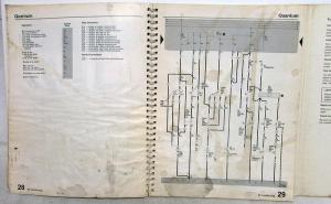 1988 Volkswagen VW Electrical Wiring Diagrams - Quantum Vanagon