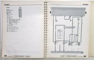 1988 Volkswagen VW Electrical Wiring Diagrams - Quantum Vanagon