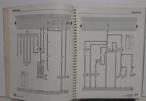 1987 Volkswagen VW Electrical Wiring Diagrams - Quantum Vanagon Orig