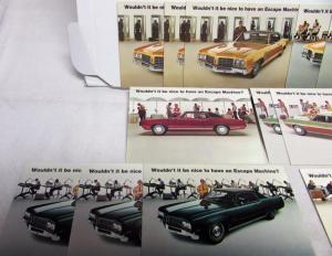 1970 Oldsmobile Toronado 442 Ninety Eight Delta 88 Cutlass Supreme Postcards