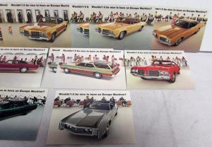 1970 Oldsmobile Toronado 442 Ninety Eight Delta 88 Cutlass Supreme Postcards