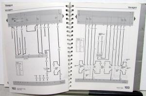 1989 Volkswagen VW Electrical Wiring Diagrams - Cabriolet Scirocco Vanagon