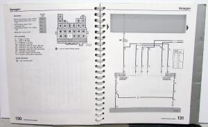 1989 Volkswagen VW Electrical Wiring Diagrams - Cabriolet Scirocco Vanagon