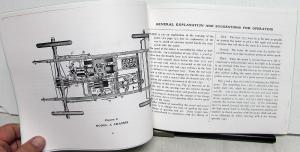 1902-1905 Cadillac Owners Manual Care & Operation Instructions Booklet Repro