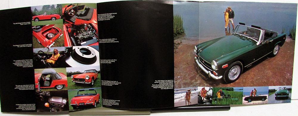 MG Midget Original Color Sales Brochure