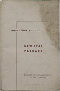 1948 Packard Super Eight Custom Eight Owners Manual