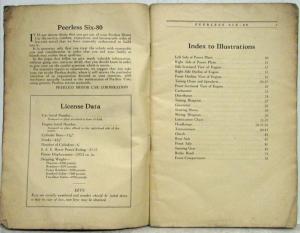 1928 Peerless Six-80 Owners Manual Care and Operation