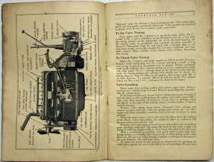 1928 Peerless Six-80 Owners Manual Care and Operation