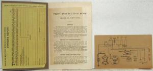 1917 Pilot Six Forty-Five Instruction Book Owners Manual