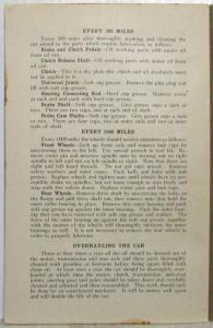 1917 Pilot Six Forty-Five Instruction Book Owners Manual