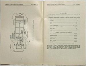 1930 REO Flying Cloud Eight Model 30 Instruction Book Owners Manual