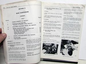 1972 Opel 1900 and GT Service Shop Repair Manual