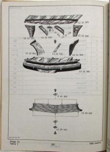 1964-1966 Opel Kadett 1958-1962 Olympia Rekord and Caravan Parts Book Catalog