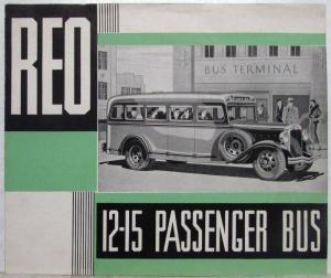 1933 REO 12-15 Passenger Bus Sales Brochure