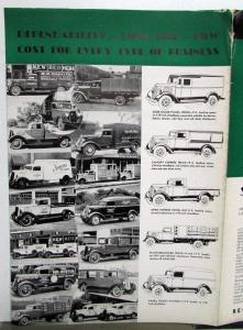 1934-1935 REO Speedwagon 1 1/2 Ton Truck Sales Tri-Fold Brochure