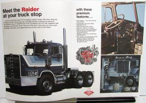 1974 Diamond REO Meet the Raider Sales Brochure