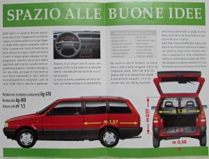 1996 Innocenti Elba Van Sales Brochure