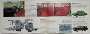 1962-1964 Isuzu Bellel Sales Folder Brochure - Spanish Text