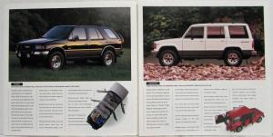 1991 Isuzu Cars/Trucks Sales Brochure - Amigo Rodeo Pickup Trooper Impulse Sylus