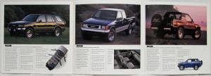 1991 Isuzu Cars/Trucks Sales Brochure - Amigo Rodeo Pickup Trooper Impulse Sylus