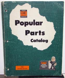 1951-1961 GMC Trucks Popular Parts Book Catalog