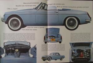 1963 MG MGB Color NOS Sales Brochure