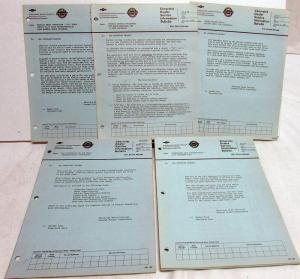 1967 Chevrolet Dealer Technical Service Bulletins Set Corvette Camaro Pickup