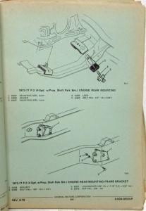 1973-1977 GMC Chevy Light Duty Truck Series 10 thru 35 Parts Illustration Book