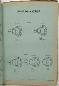 1973-1977 GMC Chevy Light Duty Truck Series 10 thru 35 Parts Illustration Book