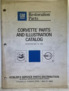 1953-1993 Chevrolet Corvette Parts and Illustration Catalog GM Restoration Parts