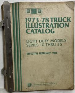 1973-1978 GMC Light Duty Truck Series 10 thru 35 Illustration Parts Catalog