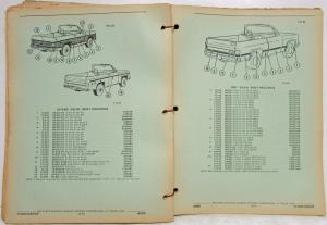 1979-1981 GMC Chevy Truck 10 thru 35 Light Duty Illustration Parts Book Catalog