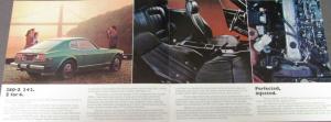 Original 1975 Datsun 280-Z Dealer Prestige Sales Brochure 2+2 Nice