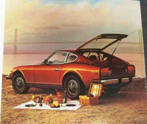 Original 1975 Datsun 280-Z Dealer Prestige Sales Brochure 2+2 Nice