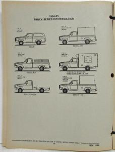 1984-1985 GMC Chevy CUCV Military Army Pickup Truck Parts Illustration Catalog