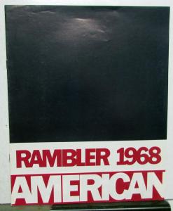 1968 AMC Rambler American Military Issue Sales Brochure Large Original