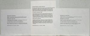 1993 Mercedes-Benz Coupe-Studie Media Information Press Kit