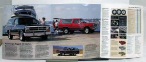 1990 Dodge Ramcharger Standard Optional Equipment Exterior Colors Tri-Folder